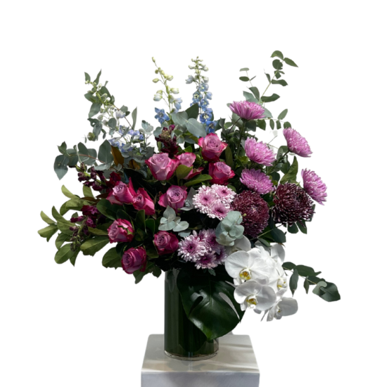 Sydney's freshest flowers delivered daily to your door! Mauve and Violet Arrangement