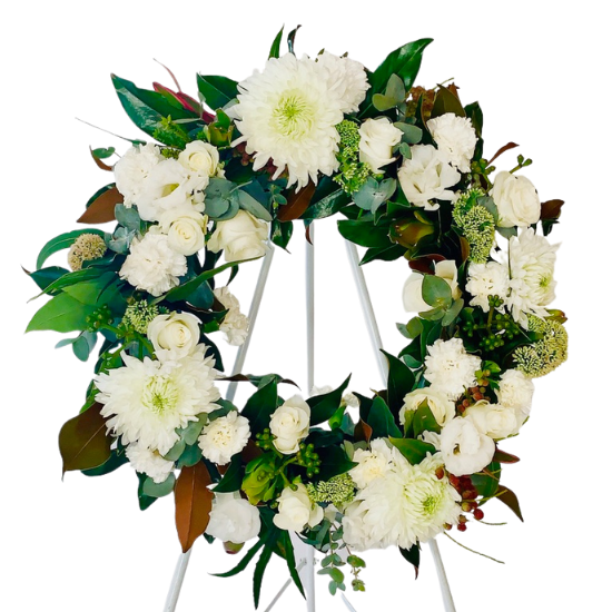 Fresh Floral Wreath – Native Poppy